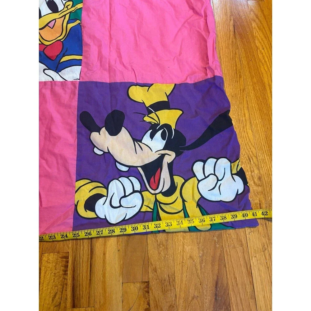 Vintage Disney Pink Patchwork Minnie and Friends Baby Foldable Blanket 41